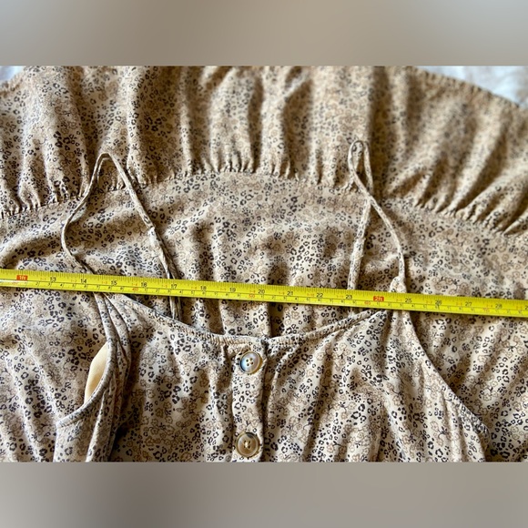 GUC Jopna Sz-XL Spaghetti Strap, Pocket, Floral, Dancing Dress- 10 Real Buttons - Picture 15 of 16